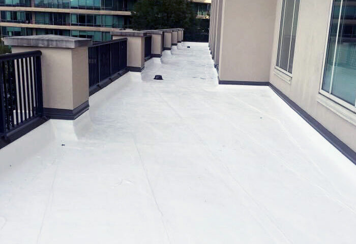 Commercial Apartments flat roof